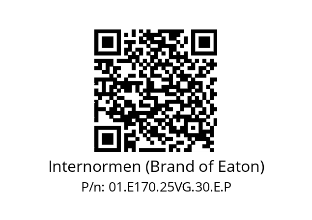   Internormen (Brand of Eaton) 01.E170.25VG.30.E.P