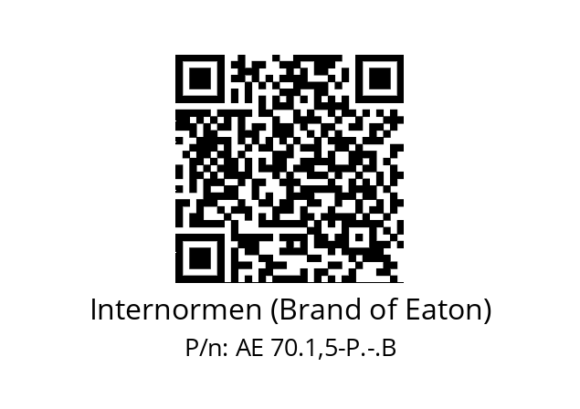   Internormen (Brand of Eaton) AE 70.1,5-P.-.B