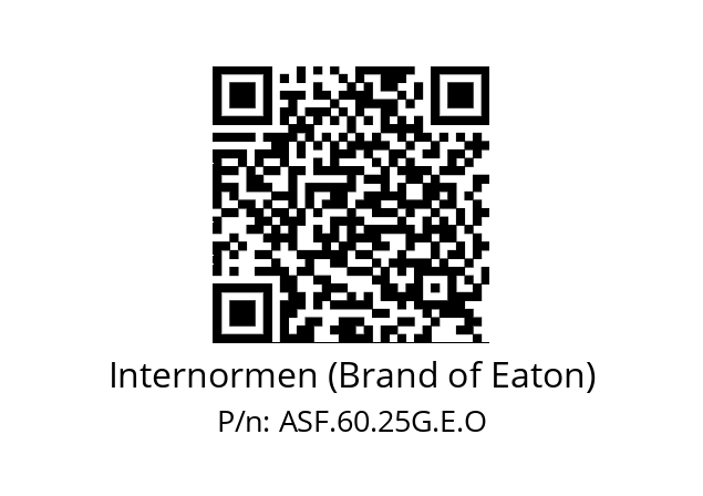   Internormen (Brand of Eaton) ASF.60.25G.E.O