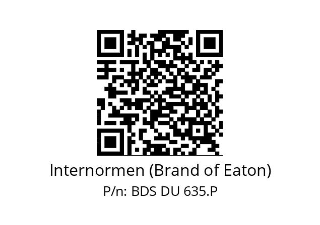   Internormen (Brand of Eaton) BDS DU 635.P