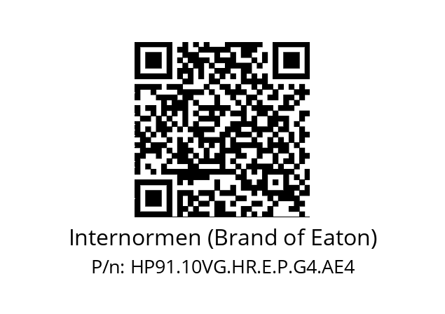   Internormen (Brand of Eaton) HP91.10VG.HR.E.P.G4.AE4