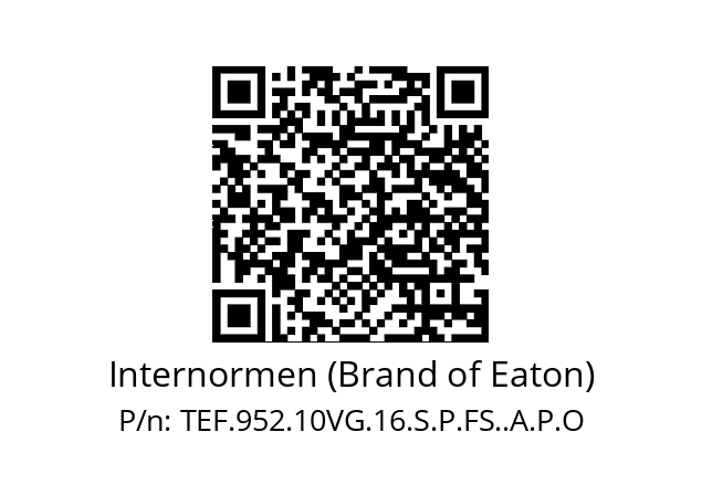   Internormen (Brand of Eaton) TEF.952.10VG.16.S.P.FS..A.P.O