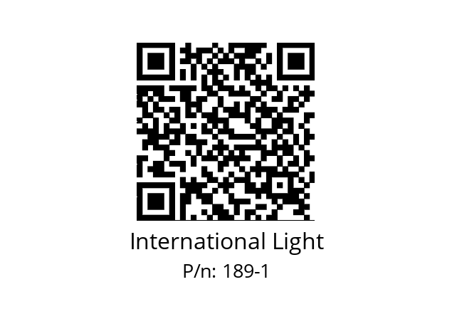   International Light 189-1