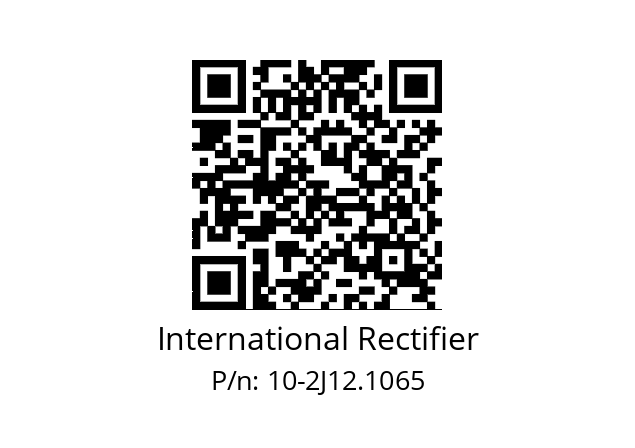   International Rectifier 10-2J12.1065