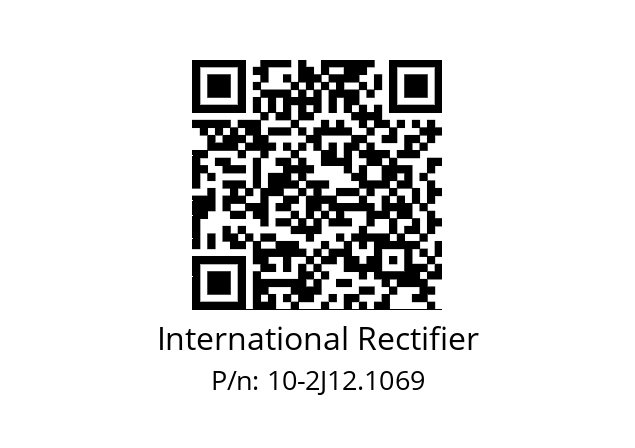   International Rectifier 10-2J12.1069