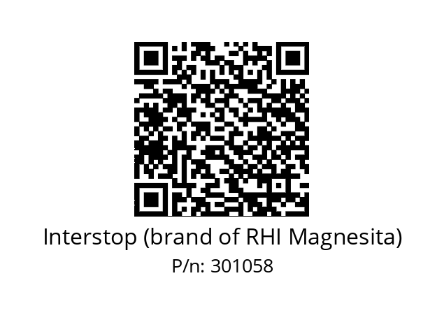   Interstop (brand of RHI Magnesita) 301058