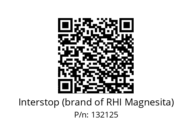   Interstop (brand of RHI Magnesita) 132125