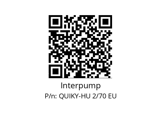   Interpump QUIKY-HU 2/70 EU