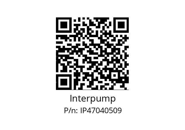   Interpump IP47040509