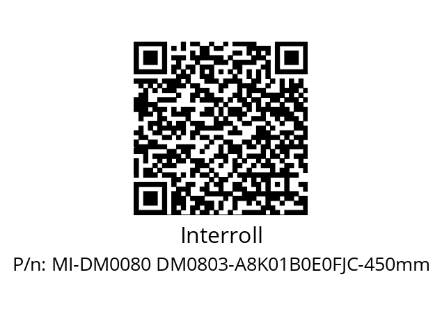   Interroll MI-DM0080 DM0803-A8K01B0E0FJC-450mm