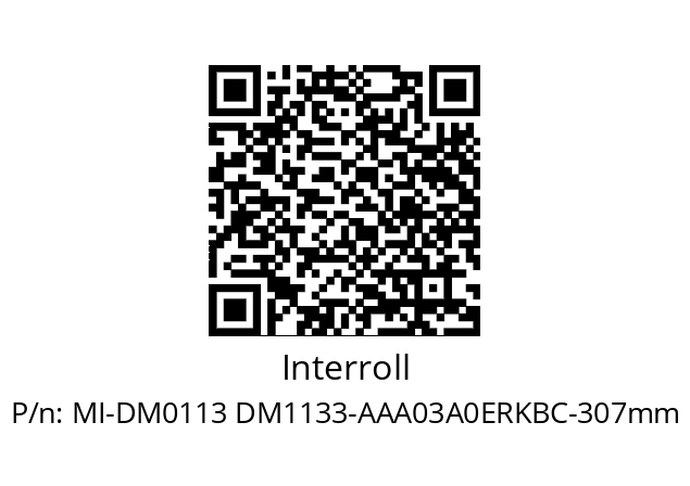   Interroll MI-DM0113 DM1133-AAA03A0ERKBC-307mm