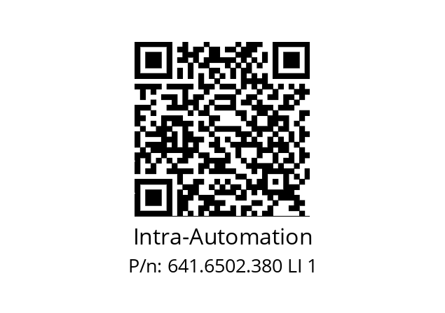   Intra-Automation 641.6502.380 LI 1