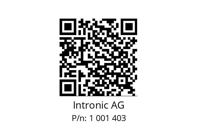   Intronic AG 1 001 403