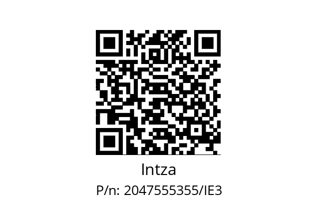   Intza 2047555355/IE3