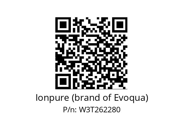   Ionpure (brand of Evoqua) W3T262280