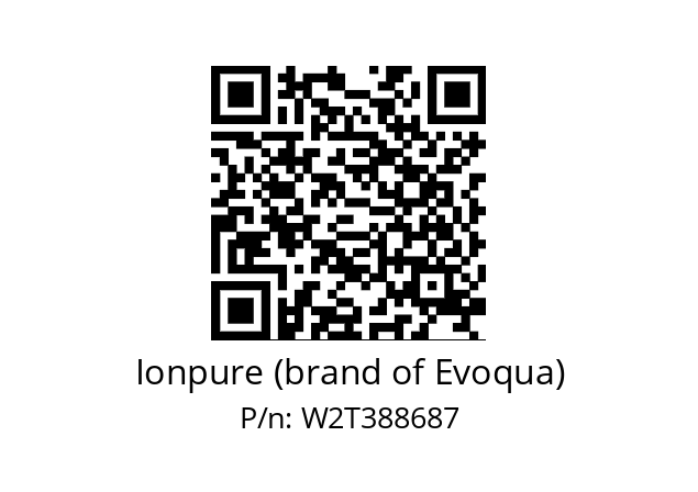   Ionpure (brand of Evoqua) W2T388687