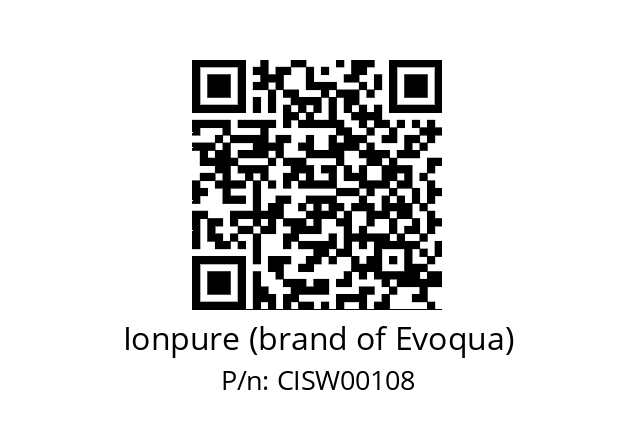   Ionpure (brand of Evoqua) CISW00108