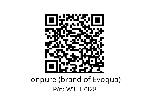   Ionpure (brand of Evoqua) W3T17328