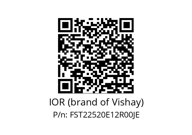   IOR (brand of Vishay) FST22520E12R00JE