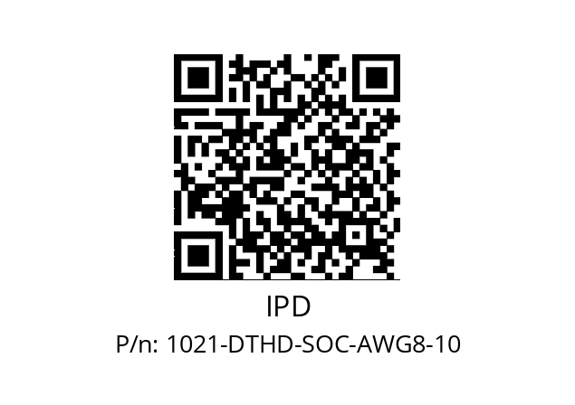   IPD 1021-DTHD-SOC-AWG8-10