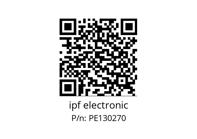   ipf electronic PЕ130270