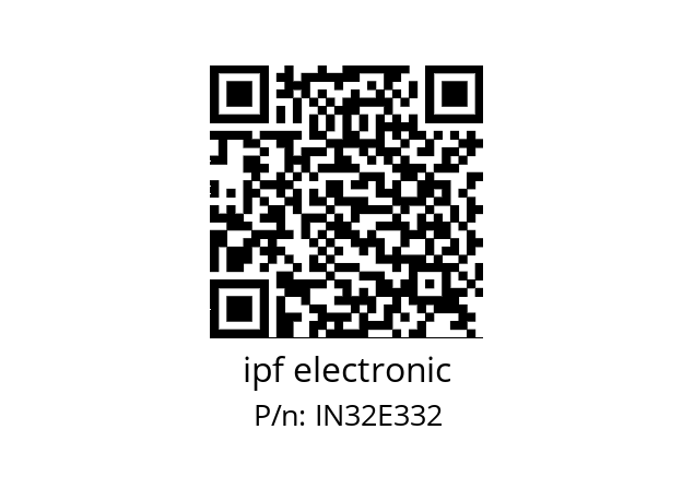   ipf electronic IN32E332