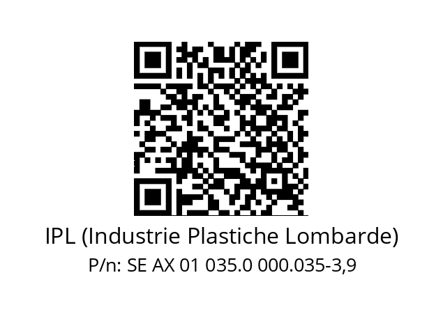   IPL (Industrie Plastiche Lombarde) SE AX 01 035.0 000.035-3,9