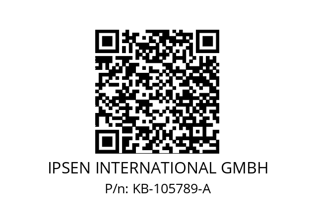   IPSEN INTERNATIONAL GMBH KB-105789-A