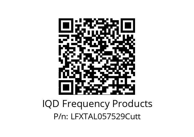   IQD Frequency Products LFXTAL057529Cutt