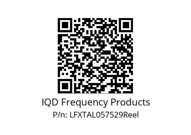   IQD Frequency Products LFXTAL057529Reel