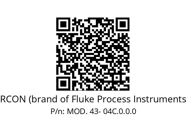   IRCON (brand of Fluke Process Instruments) MOD. 43- 04C.0.0.0