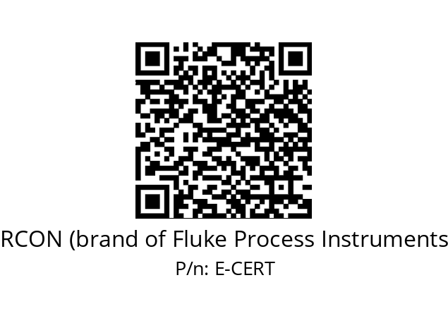   IRCON (brand of Fluke Process Instruments) E-CERT