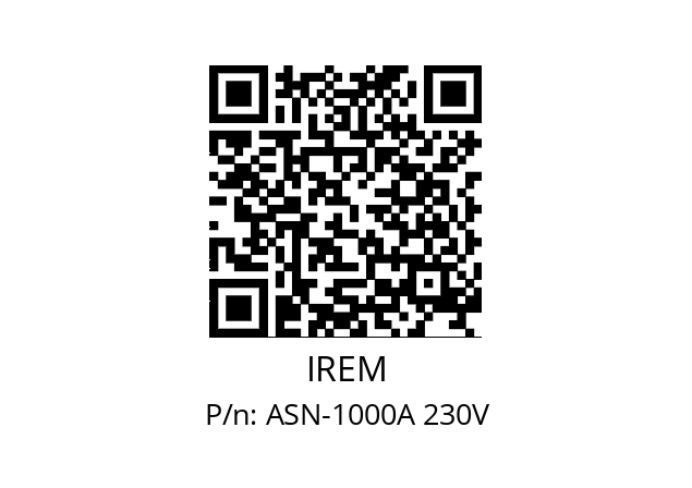   IREM ASN-1000A 230V