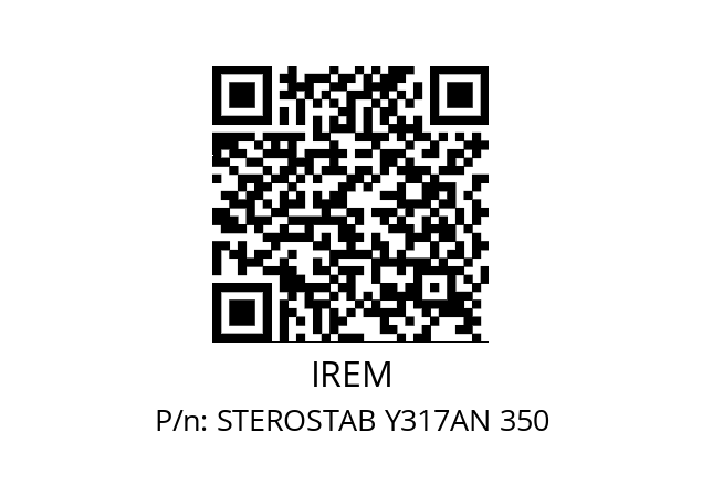   IREM STEROSTAB Y317AN 350