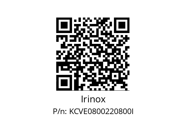   Irinox KCVE0800220800I