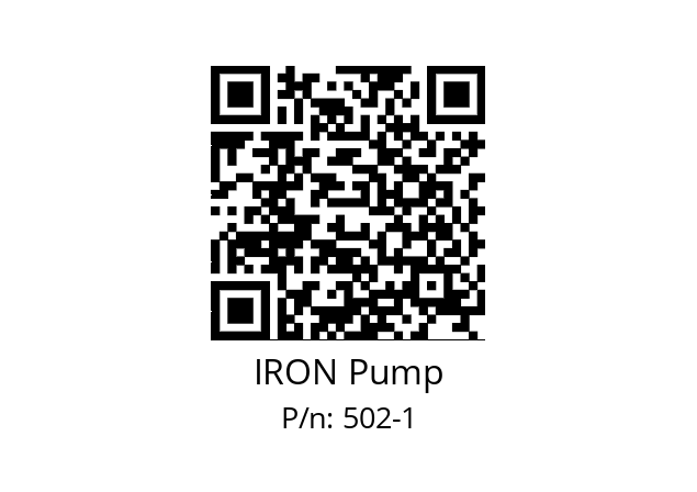   IRON Pump 502-1