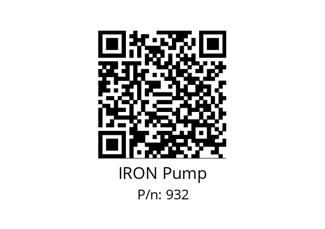   IRON Pump 932