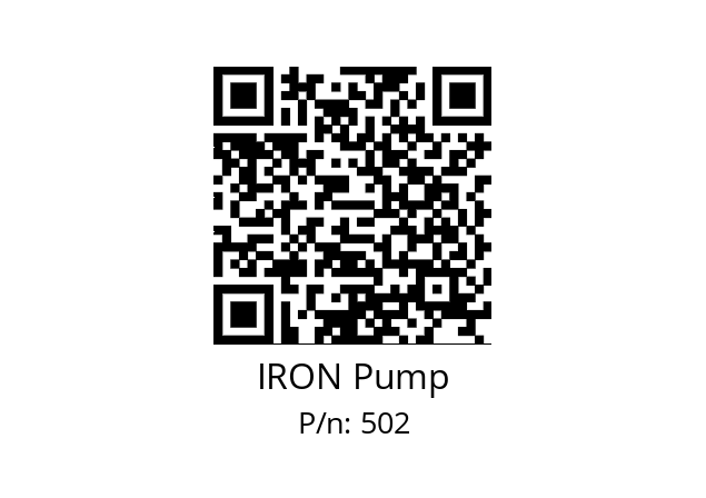   IRON Pump 502