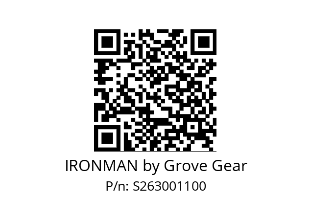   IRONMAN by Grove Gear S263001100