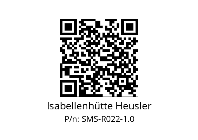   Isabellenhütte Heusler SMS-R022-1.0