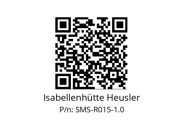   Isabellenhütte Heusler SMS-R015-1.0