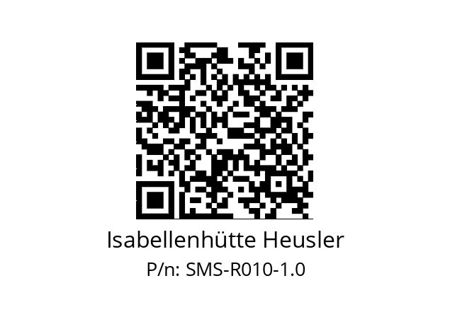   Isabellenhütte Heusler SMS-R010-1.0