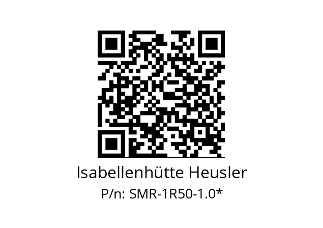   Isabellenhütte Heusler SMR-1R50-1.0*