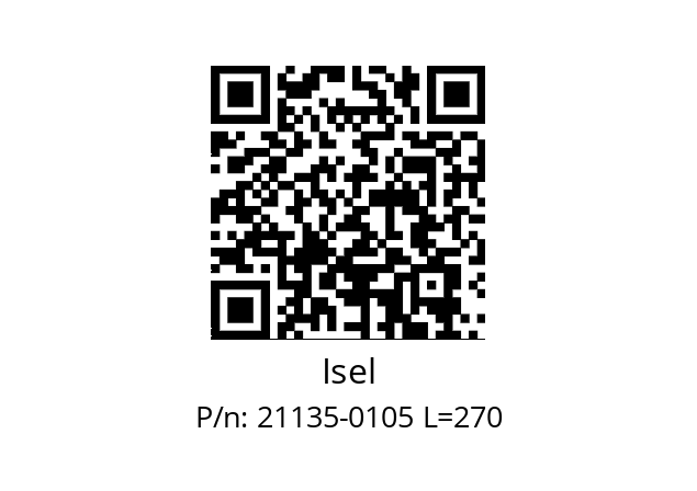   Isel 21135-0105 L=270