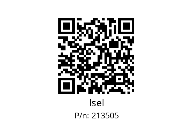   Isel 213505