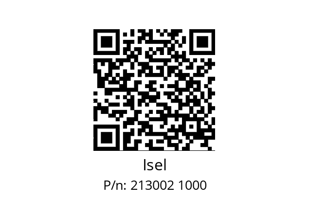   Isel 213002 1000