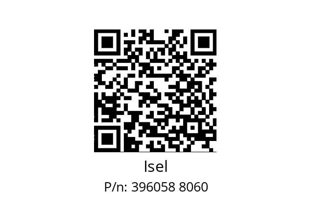   Isel 396058 8060