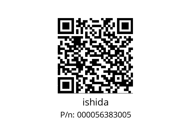   ishida 000056383005