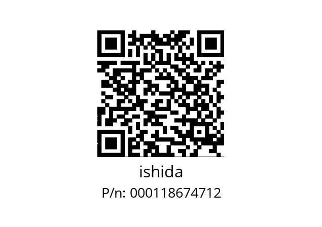   ishida 000118674712