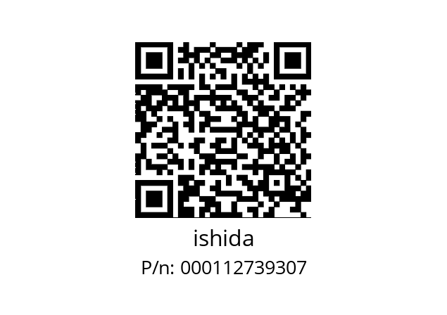   ishida 000112739307